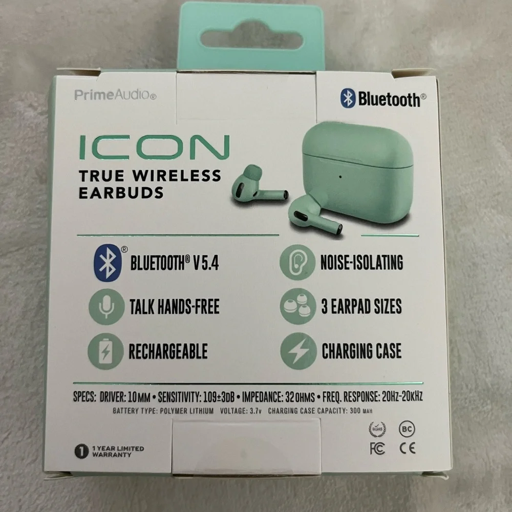 ICON True Wireless Earbuds - Mint Green